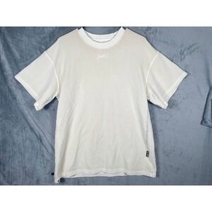 ASRV Mens Technical Sportswear T-Shirt Off White Relentless Size Small